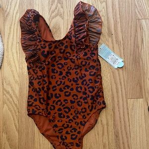 Girls 5T Leopard Swimsuit